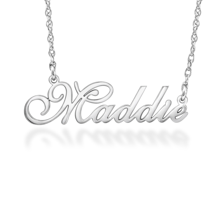 Big hot sale nameplate necklace